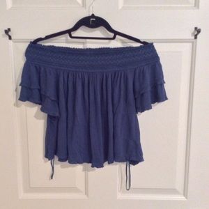 Free people off shoulder shirt